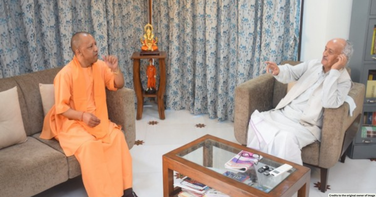 Yogi Adityanath calls on Maharashtra Governor, pays respects to Chhatrapati Shivaji Maharaj